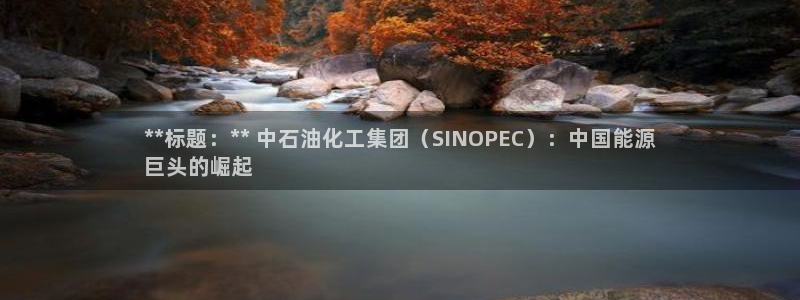 球盟会qm9：**标题：** 中石油化工集团（SINOPEC