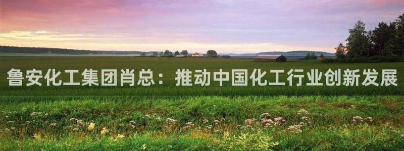 球盟会优惠领取网站：鲁安化工集团肖总：推动中国化工行业创新发