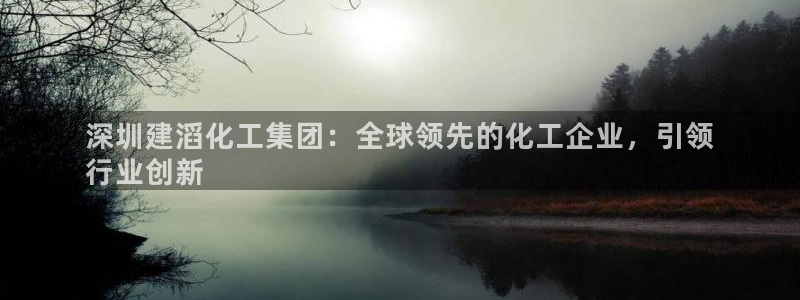 球盟会app最新地址在哪：深圳建滔化工集团：全球领先的化工企